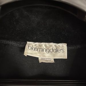 Bloomingdale’s velvet fleece